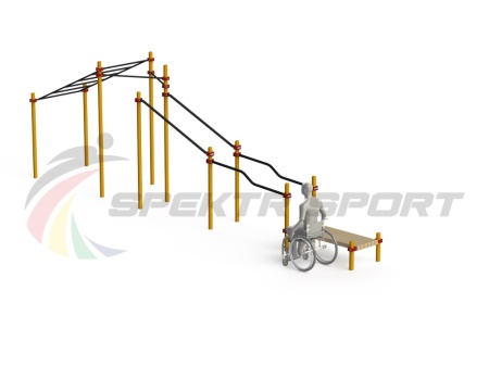 Купить Спортивный комплекс для инвалидов-колясочников WRK-D22_76mm в Кимовске 