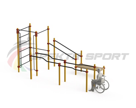 Купить Спортивный комплекс для инвалидов-колясочников WRK-D16_76mm в Кимовске 