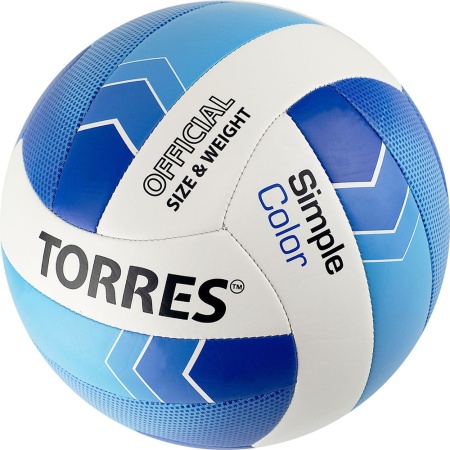 Купить Мяч волейбольный Torres Simple Color любительский р.5 в Кимовске 